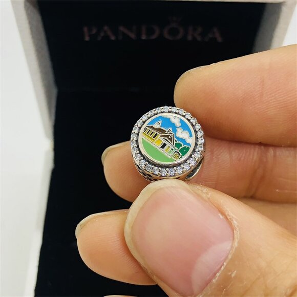 ✨🔥Pandora Lancaster County Exclusive Charm Travel Pendant S925 Sterling Silver - Picture 2 of 7